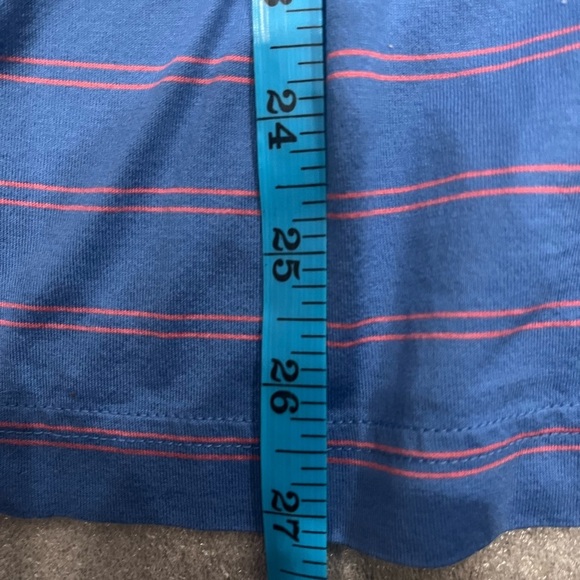 [L]Masters Collection Red Striped Blue Polo Shirt - Picture 5 of 6